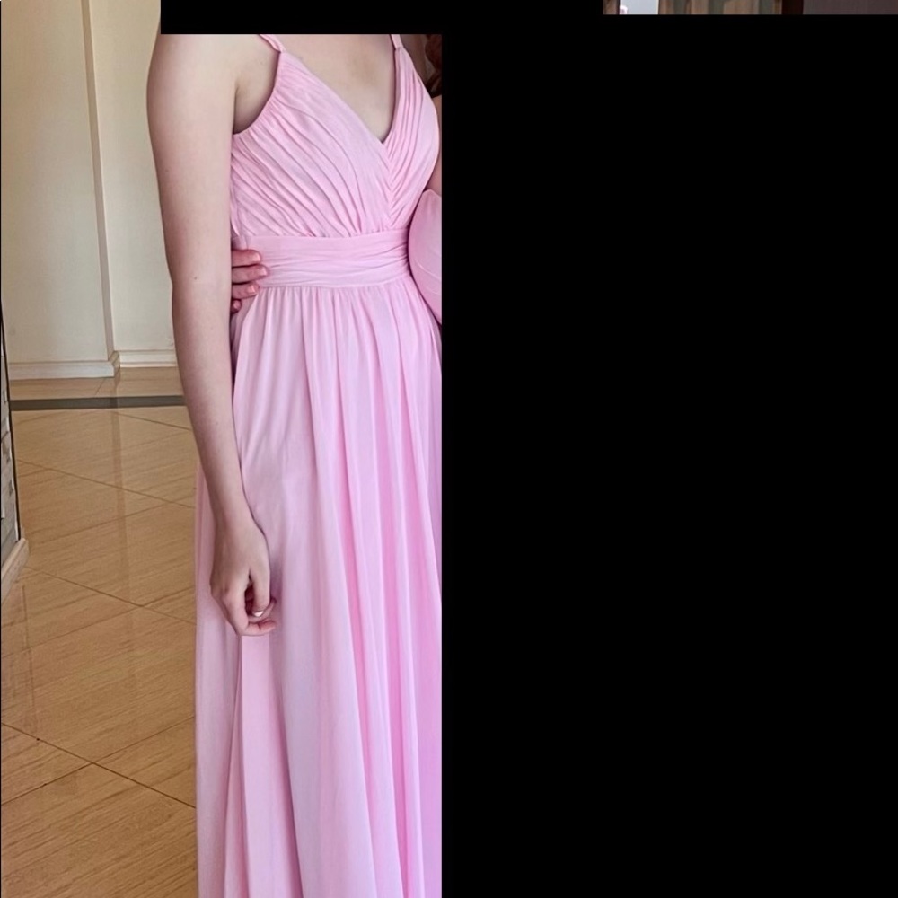 Dear cleo ballet pink bridesmaid dress